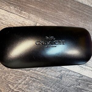 Coach Sleek Black Eyeglass Holder